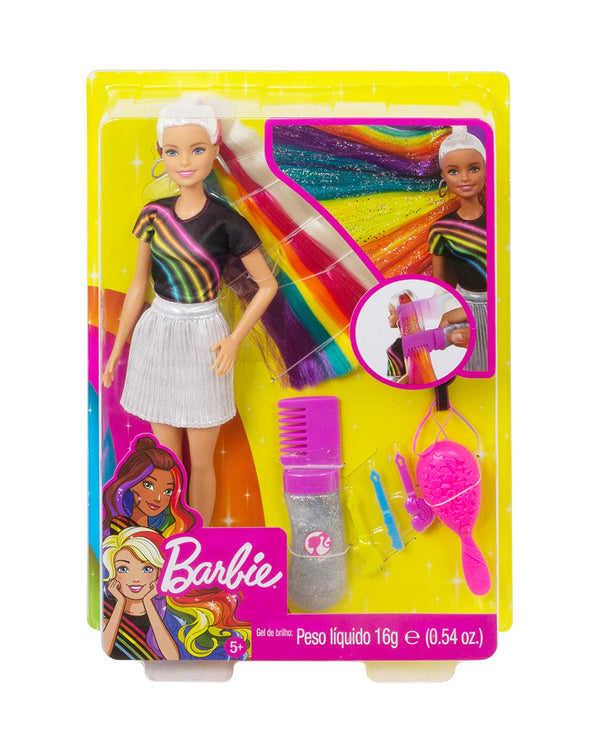 Barbie Rainbow Sparkle Hair Doll